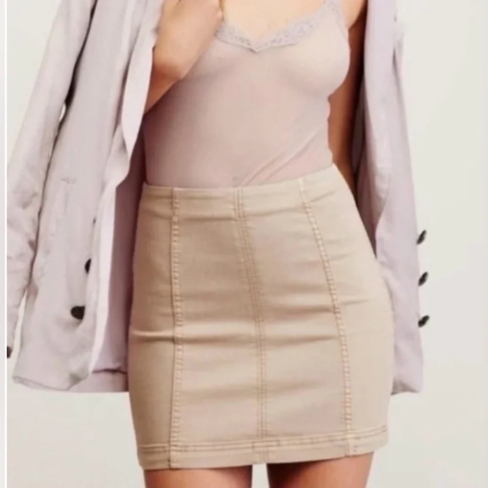 Free People Modern Femme Denim Mini Skirt Size 10